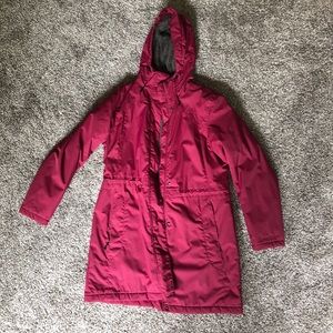 LL Bean heavy duty pink parka
